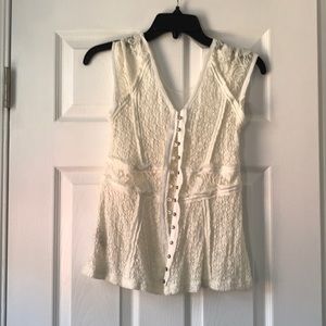 White lace top